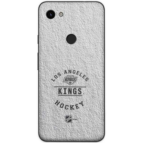 NHL Los Angeles Kings Black Text Google Pixel 3a Skin
